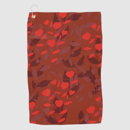 Leaf Golfhanddoek (Voorkant)