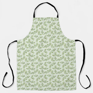 Leaf Green All-Over Print Schort