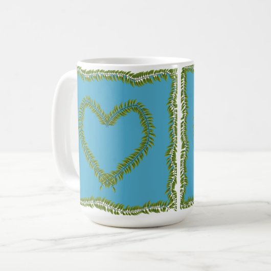Leaf heart shaped mug (Devant gauche)