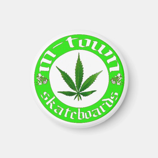 leaf magnet white (Devant)