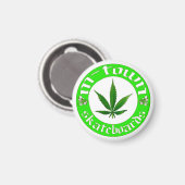 leaf magnet white magneet (Voorkant / Achterkant)