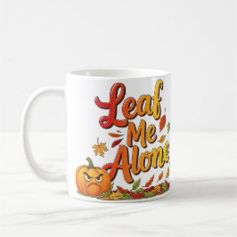 Leaf Me Alone beroemd gemaakt door Funny Autumn Co Koffiemok