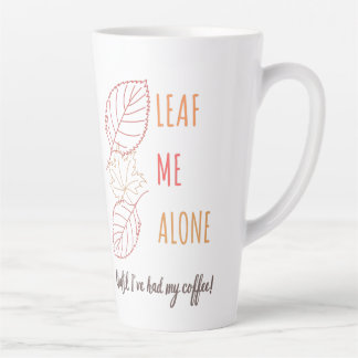 "Leaf Me Alone" Mug d'automne