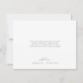 Leaf minimal | Carte bleue (Dos)