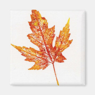 Leaf Natuur Print Magnet Magneet