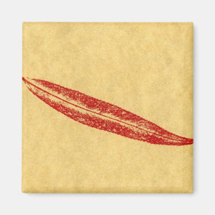 Leaf Natuur Print Magnet Magneet