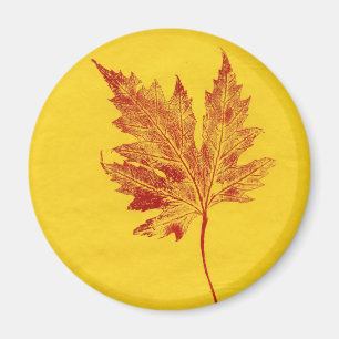 Leaf Natuur Print Magnet Magneet