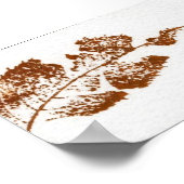 Leaf Natuur Print Mini-Poster (Hoek)