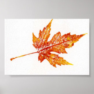 Leaf Natuur Print Mini-Poster