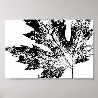 Leaf Natuur Print Mini-Poster