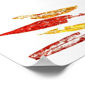 Leaf Natuur Print Mini-Poster (Hoek)