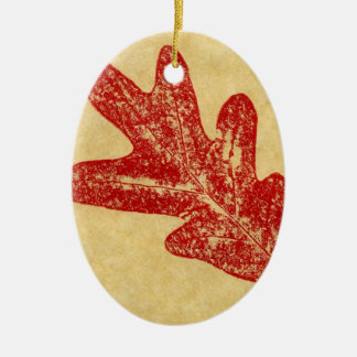 Leaf Natuur Print Ornament