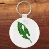 Leaf Natuur Print Sleutelhanger (Voorkant)