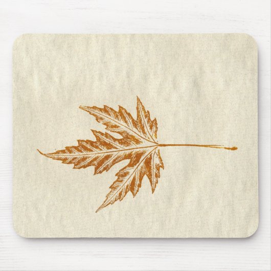 Leaf Natuur Prints Mousepad Muismat (Voorkant)
