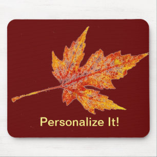 Leaf Natuur Prints Mousepad Muismat