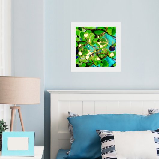Leaf on Vine Folie Print (Insitu (Slaapkamer))