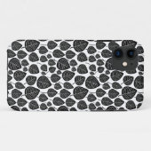 Leaf Pattern 02 - Black on White Case-Mate iPhone Case (Achterkant (horizontaal))
