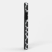 Leaf Pattern 02 - Black on White Case-Mate iPhone Case (Achterkant/rechts)