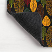 Leaf Pattern - Kleuren Muismat (Hoek)