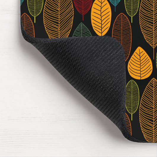 Leaf Pattern - Kleuren Muismat (Hoek)