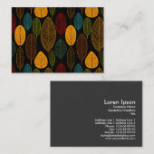 Leaf Pattern - Kleuren Visitekaartje (Voorkant / Achterkant)