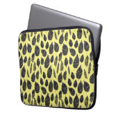 Leaf Pattern-laptophoes Laptop Sleeve (Voorkant Links)