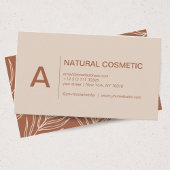 Leaf Pattern Logo Visitekaartje