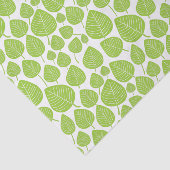 Leaf Pattern - Martian Green Tissuepapier (Detail)