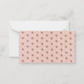 leaf pattern notitiekaartje (Voorkant)