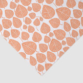 Leaf Pattern — Peach Tissuepapier (Detail)