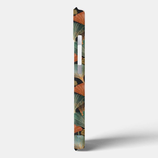 Leaf Pattern Personalize Initiaal Case-Mate iPhone Case (Achterkant / Links)