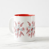 LEAF PATTERN.PNG MOK met tweetone KOFFIE (Voorkant links)