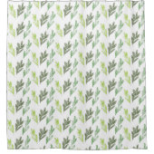 Leaf Pattern Shower Curtain Douchegordijn (Voorkant)