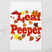 Leaf Peeper Briefpapier (Voorkant)