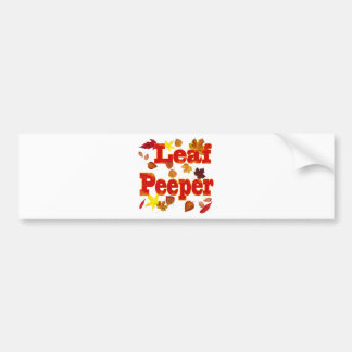 Leaf Peeper Bumpersticker
