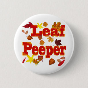 Leaf Peeper Ronde Button 5,7 Cm