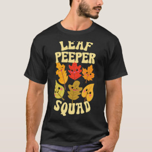 LEAF PEEPER SQUAD Herfst Foliage Leaf Peeping T-shirt