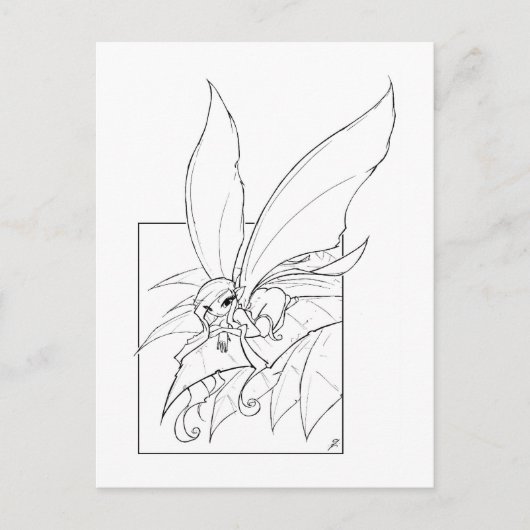 Leaf Pixi Briefkaart (Voorkant)