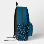Leaf Print Backpack | Botanical Pattern School Bac Bedrukte Rugzak (Links)