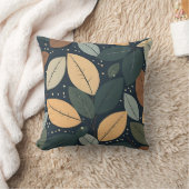 Leaf print cushion kussen (Deken)