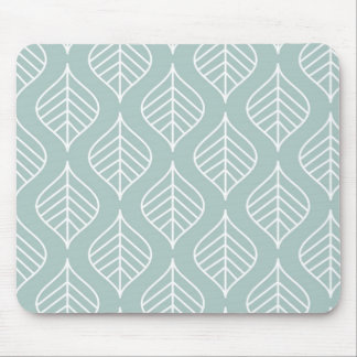 Leaf Print Mousepad - Blue Muismat