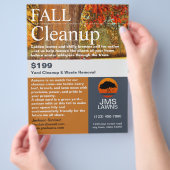 Leaf Raking and Cleanup Flyer (Hand)