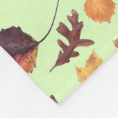 Leaf Scan op Spring Green deken (Hoek)