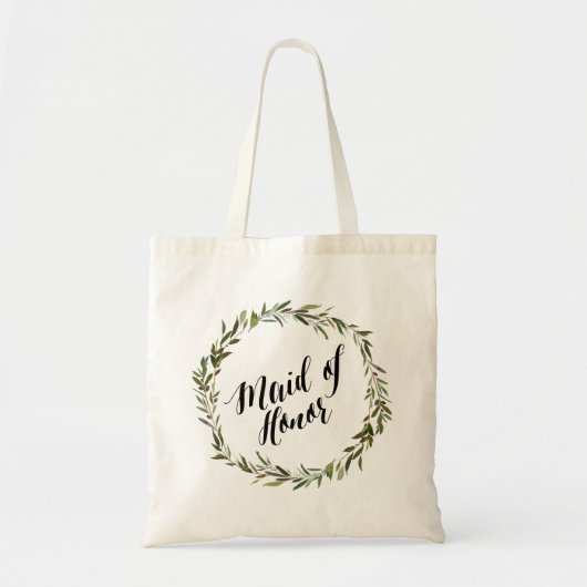 Leaf Script-Tas | Maid of Honor Tote Bag (Voorkant)