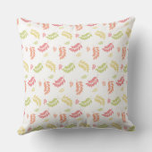Leaf Seamless Pattern – Botanisch ontwerp Kussen (Achterkant)