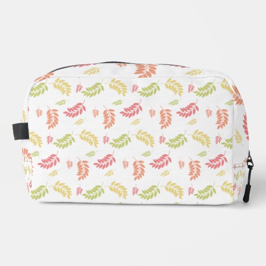 Leaf Seamless Pattern – Botanisch ontwerp Toilettasje (Voorkant)