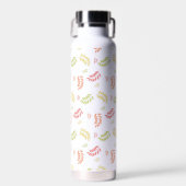 Leaf Seamless Pattern – Botanisch ontwerp Waterfles (Voorkant)