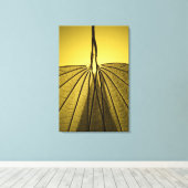 Leaf Skeleton Canvas Afdruk (Insitu (Houten vloer))