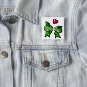 Leaf Sprite Vierkante Button 5,1 Cm (In situ)