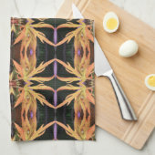 Leaf Study Pattern Theedoek (Quarter Fold)